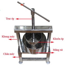 Máy ép nước cốt dừa bằng tay 1kg